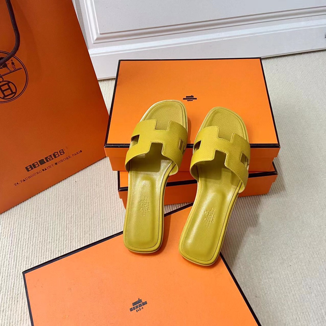 에르메스 올수공 오란 슬리퍼 샌들 앱송 80